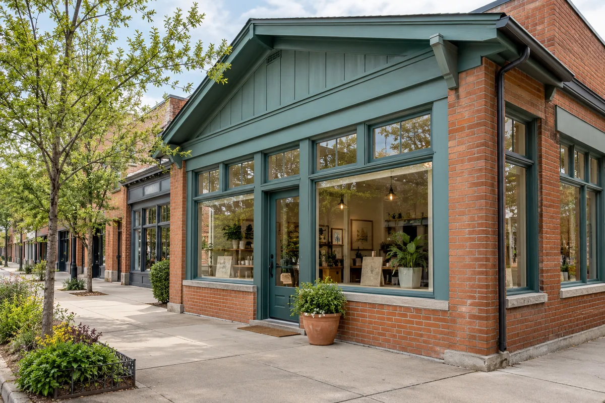 Representative Hyattsville street and entrance setting
